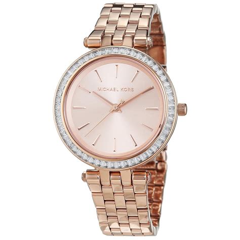 cheap michael kors rose gold watch|michael kors darci rose gold.